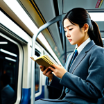 Efficient Study in Limited Time**

A busy professional woman in modest business attire, studying with flashcards on a crowded train during her commute, fully clothed, appropriate attire, safe for work, perfect anatomy, natural proportions, professional digital art, bright and focused lighting, 駅 (eki - train station) background blur, conveying dedication and time management, professional, family-friendly.

**