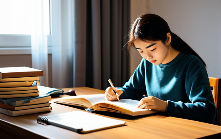 Preparing for the Exam**

"A young woman, wearing comfortable and modest clothing, sitting at a desk studying for the 住宅管理士 exam, surrounded by textbooks and notes, a cup of tea nearby, fully clothed, appropriate attire, safe for work, perfect anatomy, natural proportions, warm lighting, professional, family-friendly."

**