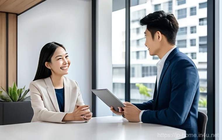 주택관리사와 시설 관리자의 업무 차이 - **A Japanese male facility manager in his early 40s, wearing a crisp uniform, stands confidently in ...